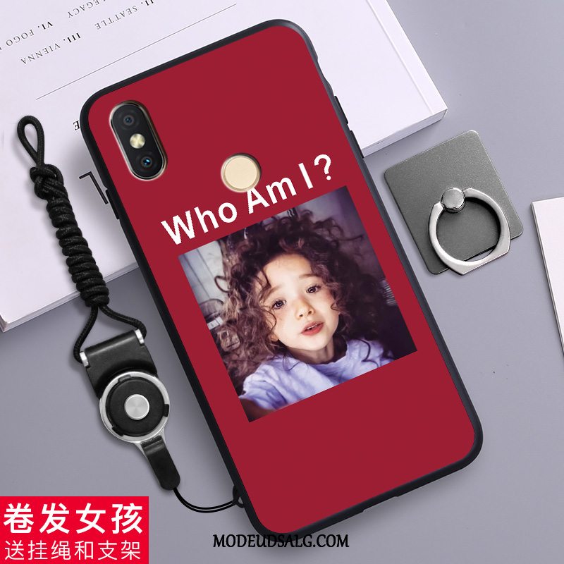 Xiaomi Redmi S2 Etui / Cover Anti-fald Silikone Grøn Rød