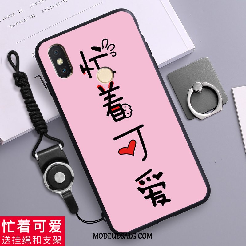 Xiaomi Redmi S2 Etui / Cover Anti-fald Silikone Grøn Rød