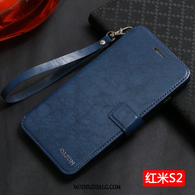 Xiaomi Redmi S2 Etui / Cover Folio Rød Lille Sektion Beskyttelse