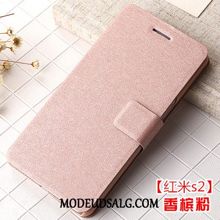 Xiaomi Redmi S2 Etui / Cover Lædertaske Blød Blå Beskyttelse