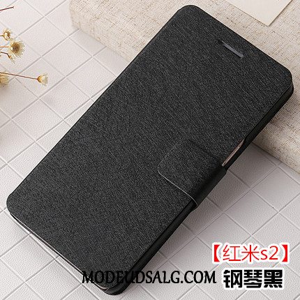 Xiaomi Redmi S2 Etui / Cover Lædertaske Blød Blå Beskyttelse