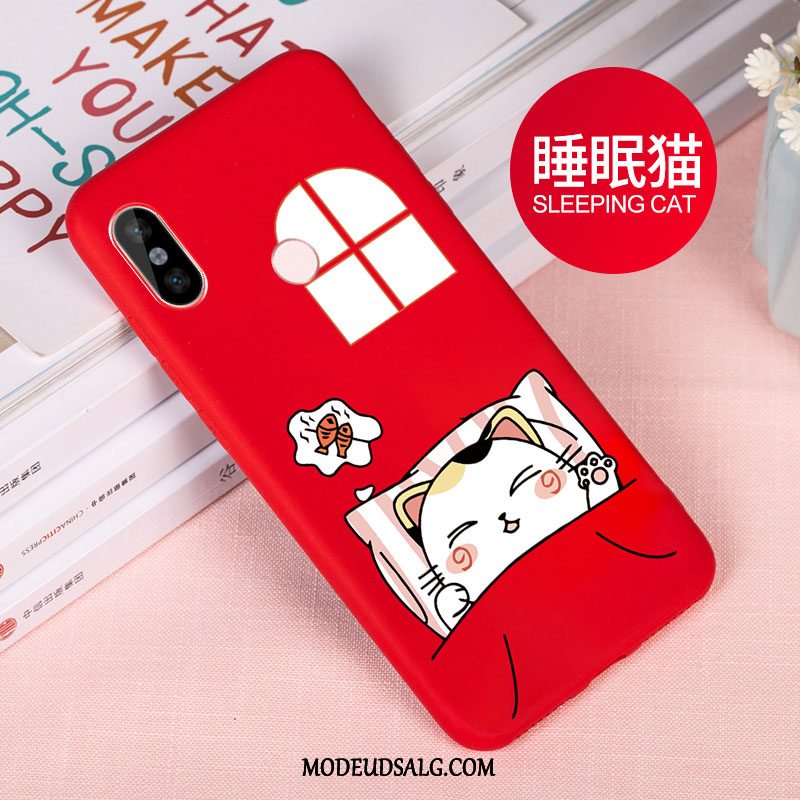 Xiaomi Redmi S2 Etui / Cover Net Red Anti-fald Nubuck Af Personlighed Trend