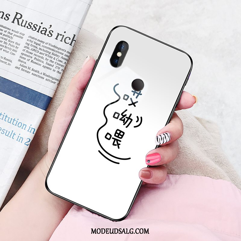 Xiaomi Redmi S2 Etui Elskeren Hvid Glas Cover Hemming