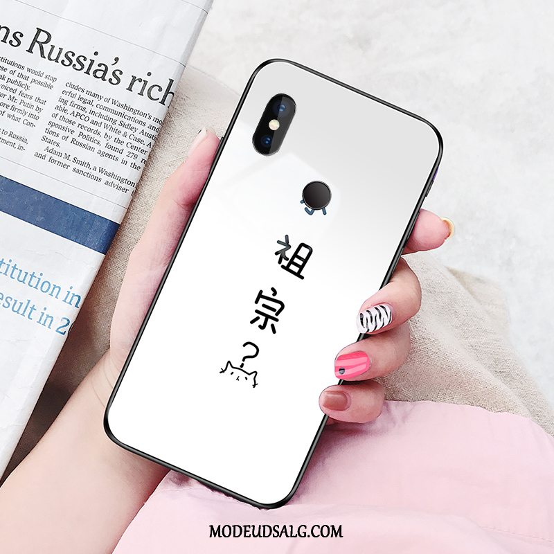 Xiaomi Redmi S2 Etui Elskeren Hvid Glas Cover Hemming