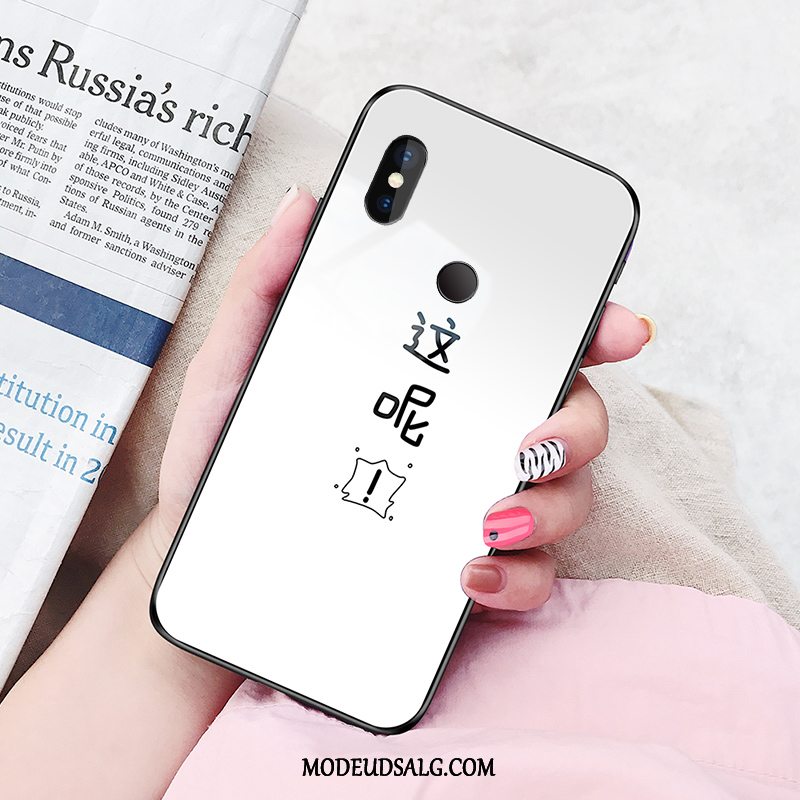 Xiaomi Redmi S2 Etui Elskeren Hvid Glas Cover Hemming