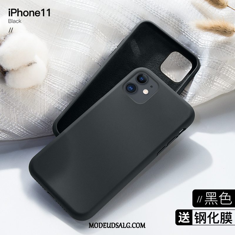 iPhone 11 Etui Anti-fald Kreativ Nubuck Silikone Tynd