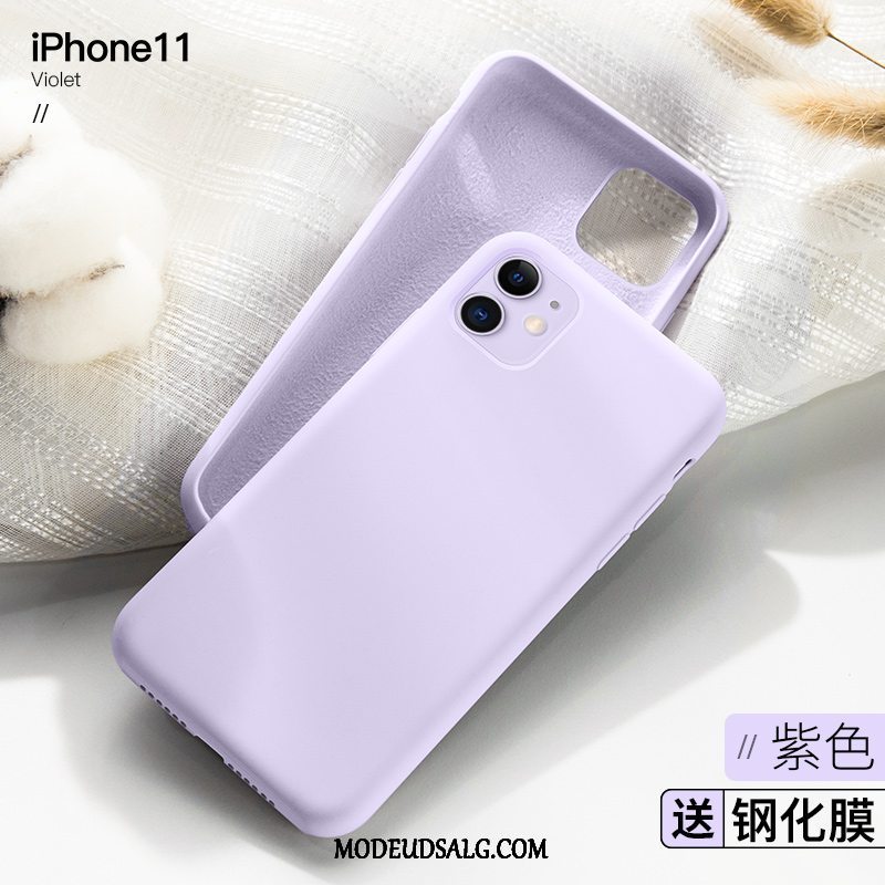 iPhone 11 Etui Anti-fald Kreativ Nubuck Silikone Tynd