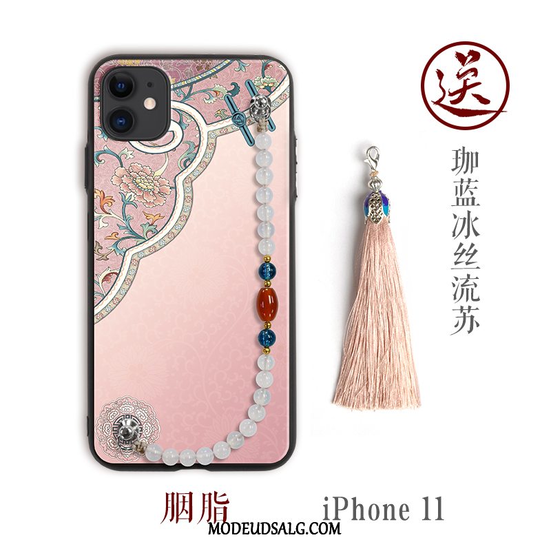 iPhone 11 Etui / Cover Kreativ Anti-fald Hængende Ornamenter Relief Silikone