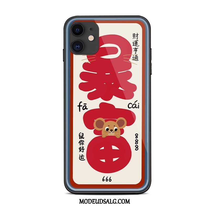 iPhone 11 Etui Kreativ Anti-fald Blå Cover Beskyttelse