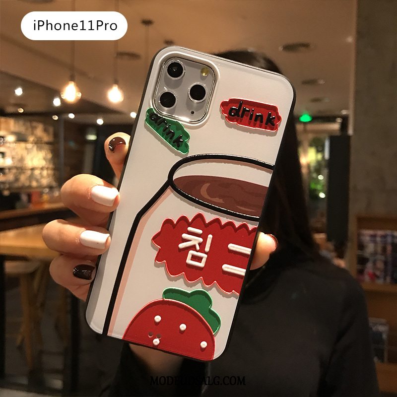 iPhone 11 Pro Etui / Cover Grøn Af Personlighed Blød Kreativ Anti-fald