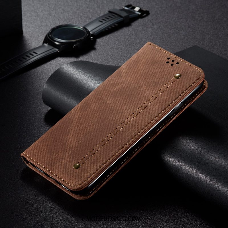 iPhone 11 Pro Etui / Cover Kort Folio Sort Beskyttelse Lædertaske