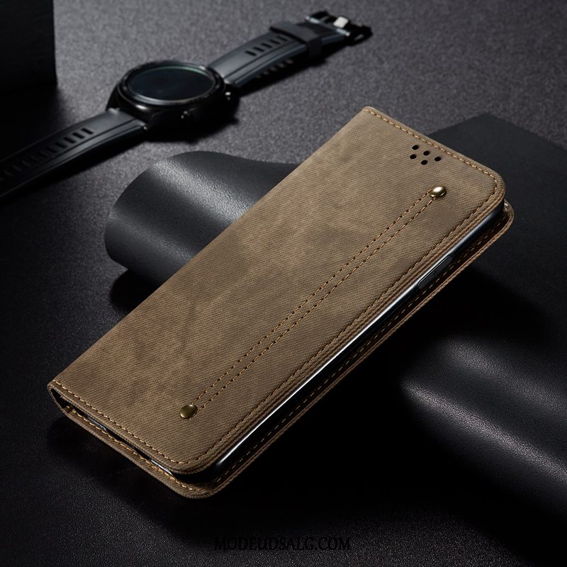 iPhone 11 Pro Etui / Cover Kort Folio Sort Beskyttelse Lædertaske