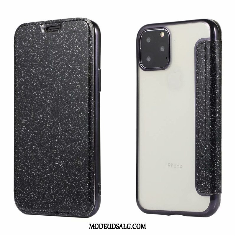 iPhone 11 Pro Etui / Cover Korttaske Belægning Sort Lædertaske Ramme