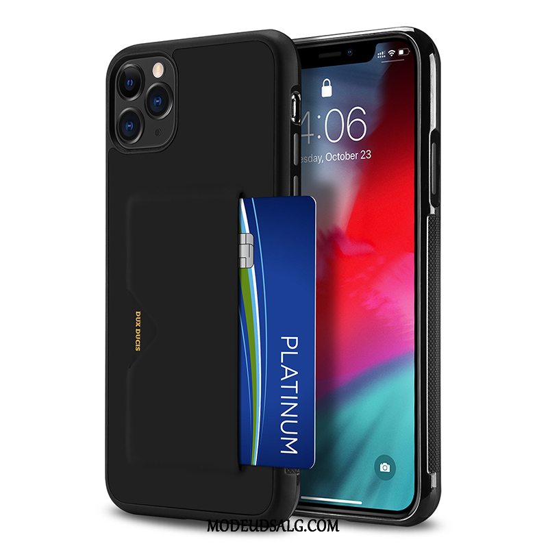 iPhone 11 Pro Max Etui Alt Inklusive Ny Sort Anti-fald Silikone