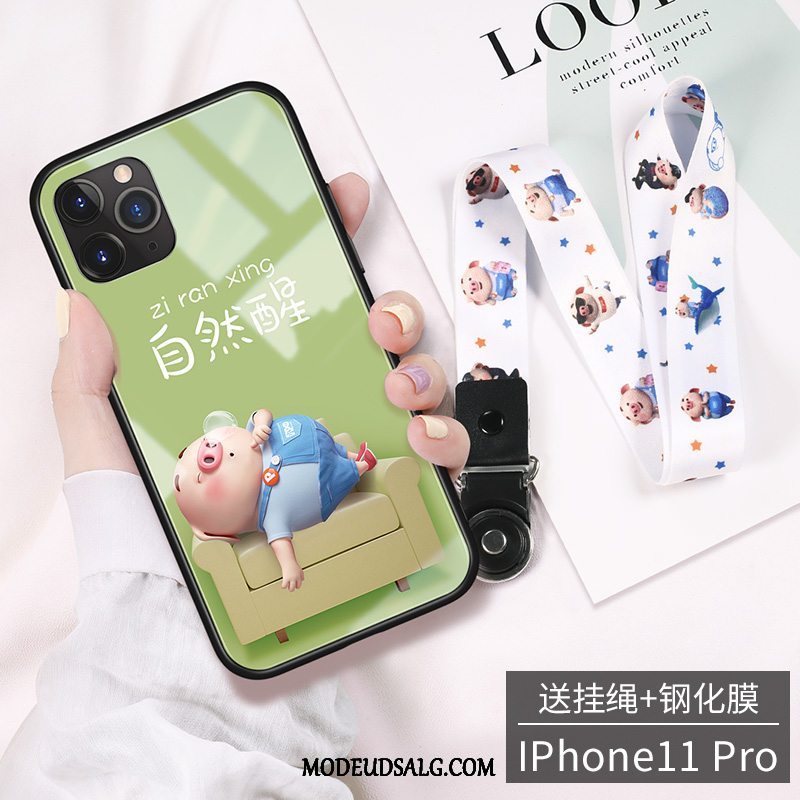 iPhone 11 Pro Max Etui / Cover Grøn Hængende Hals Trend High End Lille Sektion