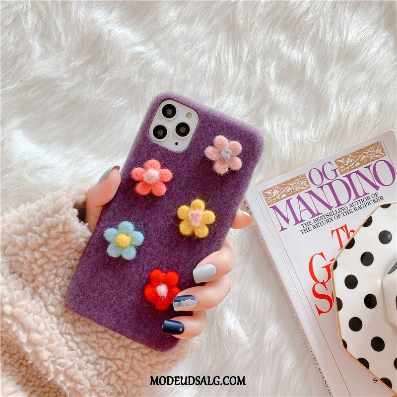 iPhone 11 Pro Max Etui Cover Kreativ Blomster Plys Af Personlighed