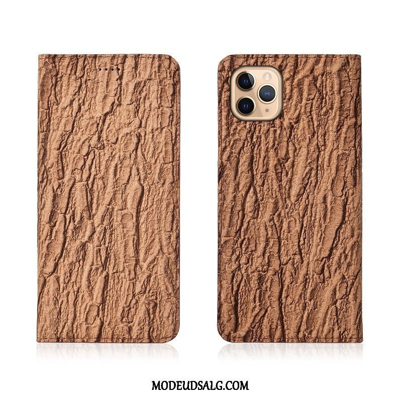 iPhone 11 Pro Max Etui Lædertaske Silikone Beskyttelse Rød Cover