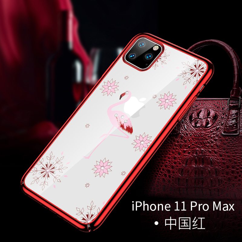 iPhone 11 Pro Max Etui Net Red Alt Inklusive Anti-fald Gennemsigtig Trendy