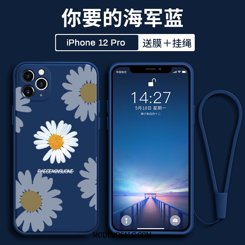 iPhone 12 Pro Etui Af Personlighed Silikone Trendy Alt Inklusive Tynd