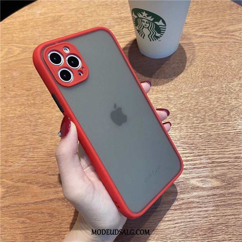 iPhone 12 Pro Etui / Cover Silikone Blå Net Red Simple Ny