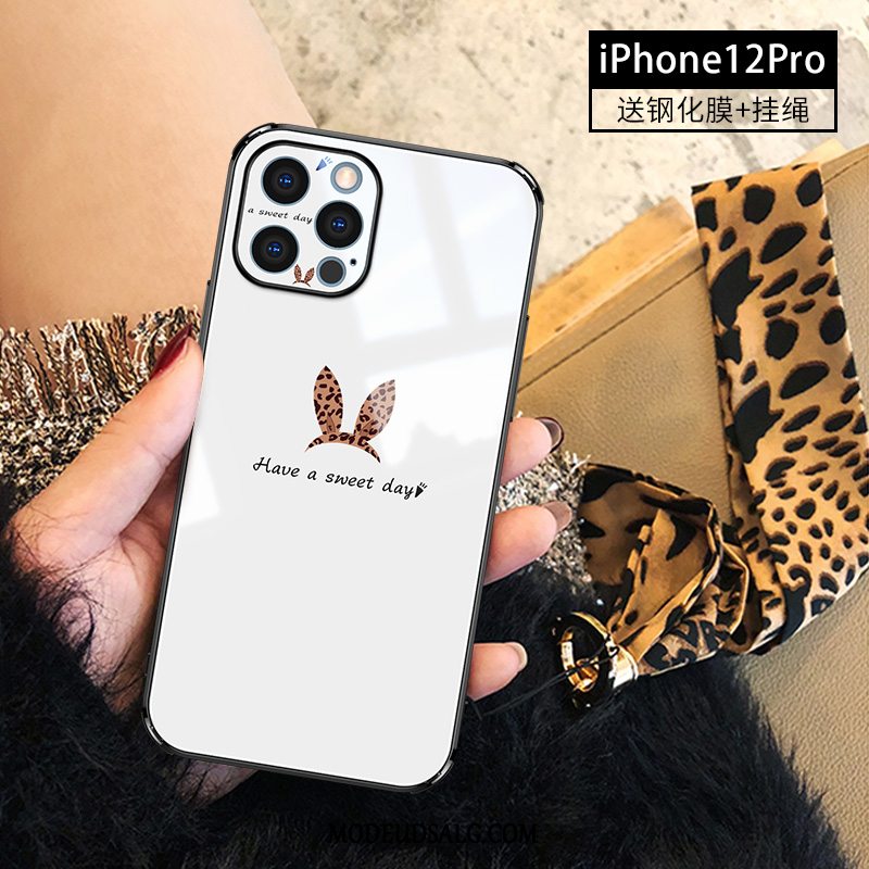 iPhone 12 Pro Etui Kanin Mode Anti-fald Cover Leopard