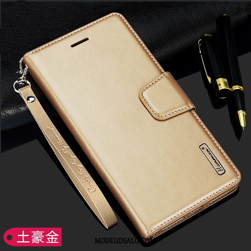 iPhone 12 Pro Max Etui Alt Inklusive Fold Folio Anti-fald Guld