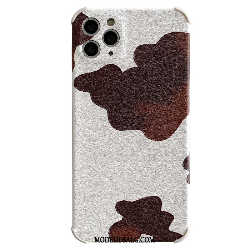 iPhone 12 Pro Max Etui Sort Cover Mønster Cow Smuk