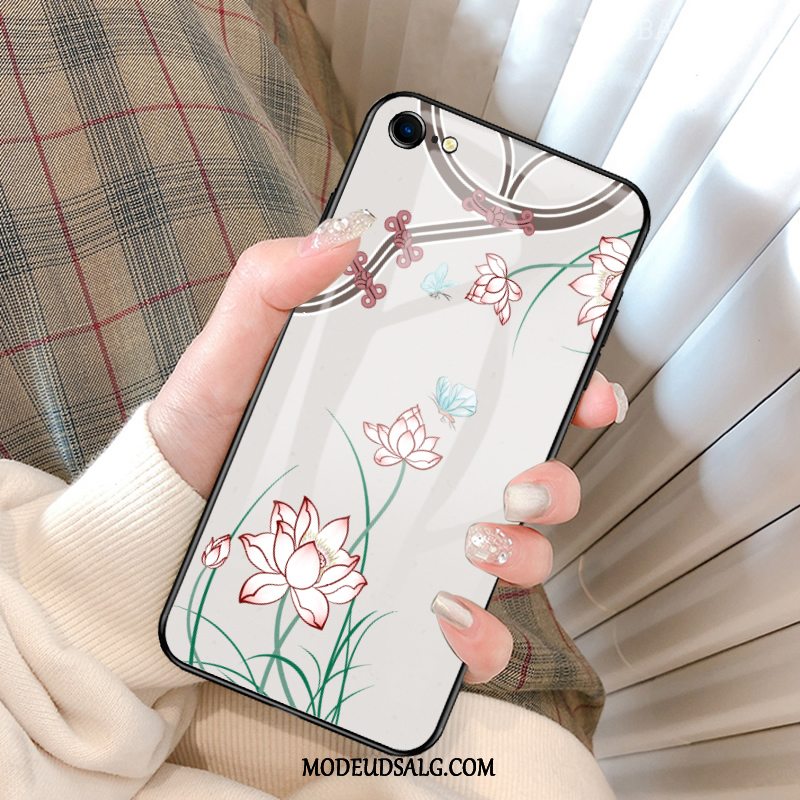 iPhone 6/6s Etui Alt Inklusive Lyserød Blomster Palads Cyan