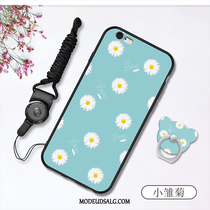 iPhone 6/6s Etui / Cover Anti-fald Hvid Beskyttelse Silikone Nubuck