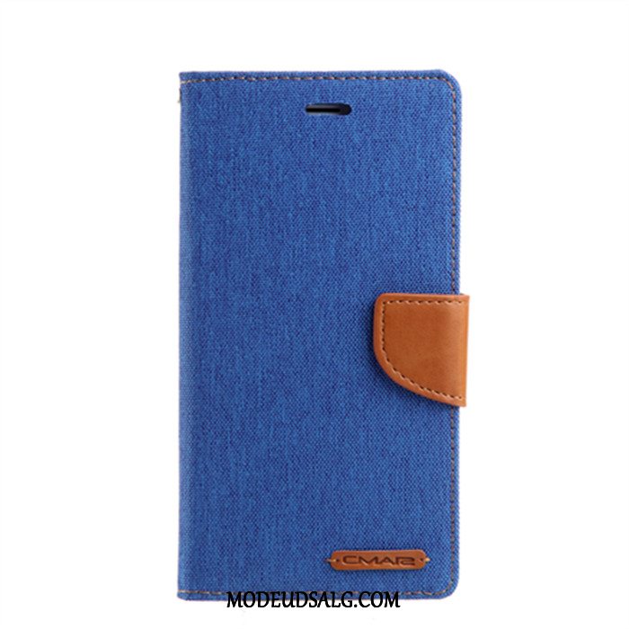 iPhone 6/6s Etui / Cover Denim Clamshell Blå Lædertaske