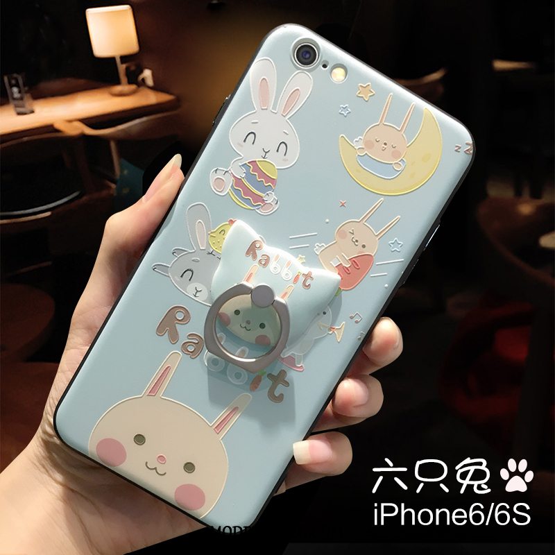 iPhone 6/6s Etui / Cover Relief Cartoon Kreativ Ring Blød