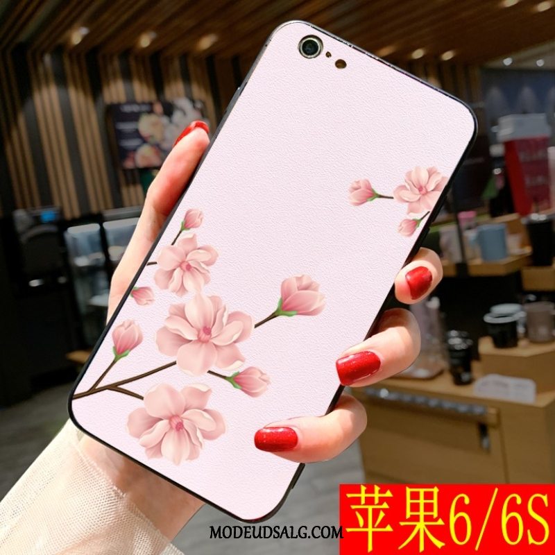 iPhone 6/6s Etui Pu Blomster Trend Cover Cartoon