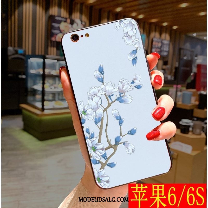 iPhone 6/6s Etui Pu Blomster Trend Cover Cartoon