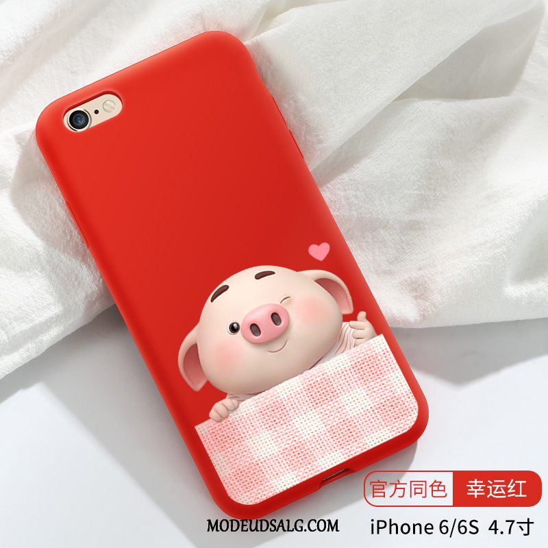 iPhone 6/6s Etui Silikone Alt Inklusive Anti-fald Cartoon Lille Sektion