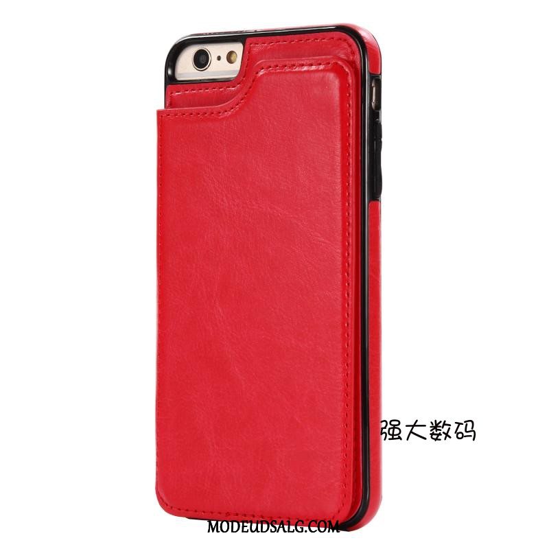 iPhone 6/6s Plus Etui Cover Anti-fald Alt Inklusive Korttaske Support