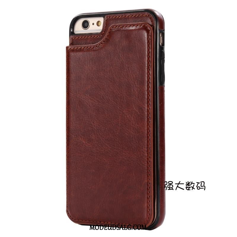 iPhone 6/6s Plus Etui Cover Anti-fald Alt Inklusive Korttaske Support