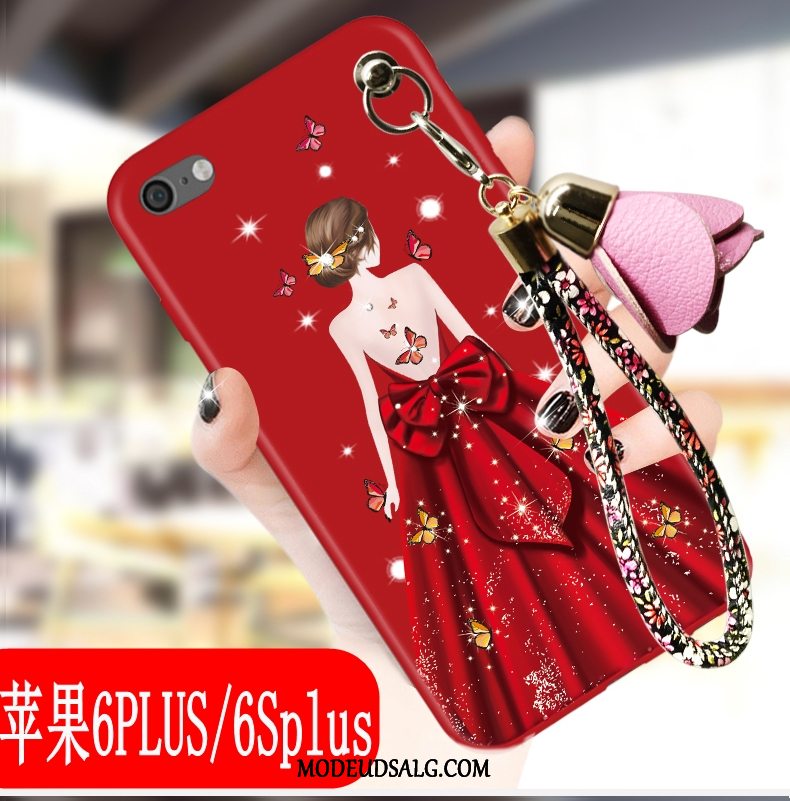 iPhone 6/6s Plus Etui Elegante Rød Trend Af Personlighed Trendy