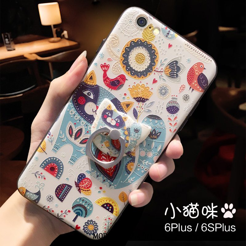 iPhone 6/6s Plus Etui Kreativ Kinesisk Stil Trendy Ny Hvid