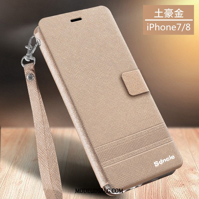 iPhone 7 Etui Rød Trend Folio Pu Cover