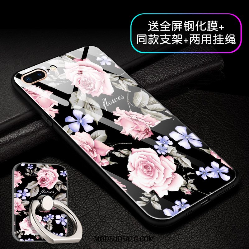 iPhone 7 Plus Etui Anti-fald Cover Sort Trendy Ny