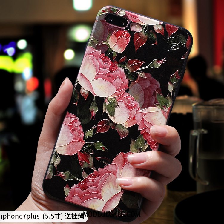 iPhone 7 Plus Etui Blød Anti-fald Kreativ Kinesisk Stil Trendy