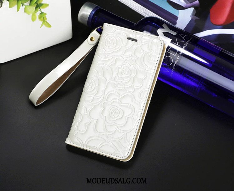 iPhone 7 Plus Etui / Cover Lyse Guld Folio Anti-fald Blød