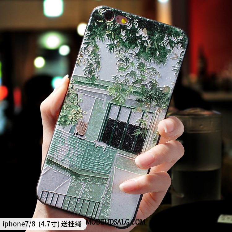 iPhone 8 Etui Af Personlighed Trendy Alt Inklusive Tynd Lille Sektion