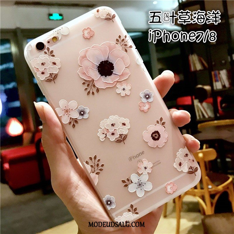 iPhone 8 Etui Af Personlighed Trendy Ny Smukke Relief