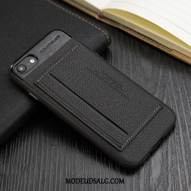 iPhone 8 Etui / Cover Alt Inklusive Anti-fald Kort Rød