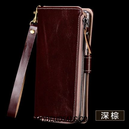 iPhone 8 Etui / Cover Luksus Clamshell Tegnebog Lædertaske Clutch