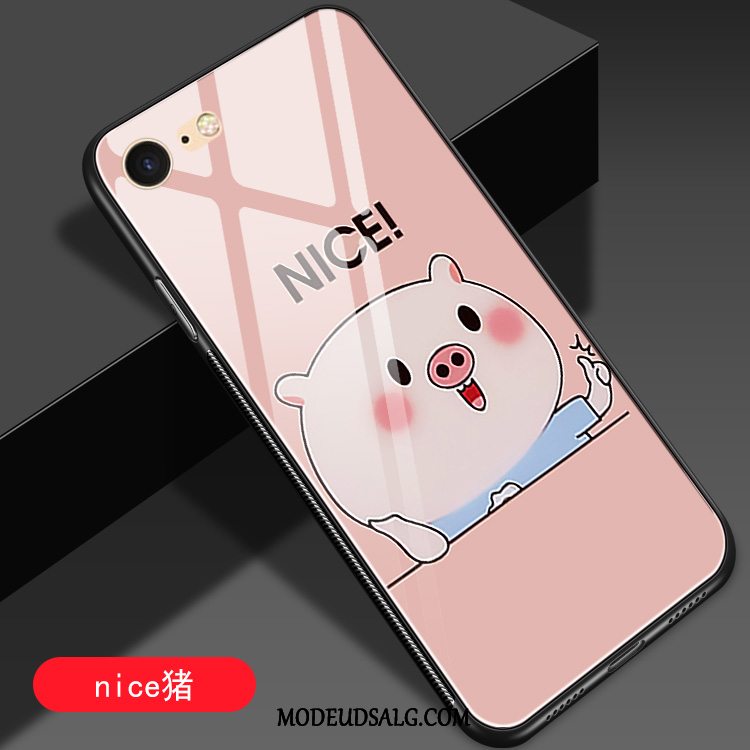 iPhone 8 Etui Ny Elskeren Cartoon Kreativ Glas