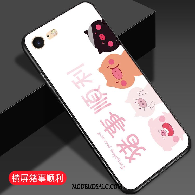 iPhone 8 Etui Ny Elskeren Cartoon Kreativ Glas