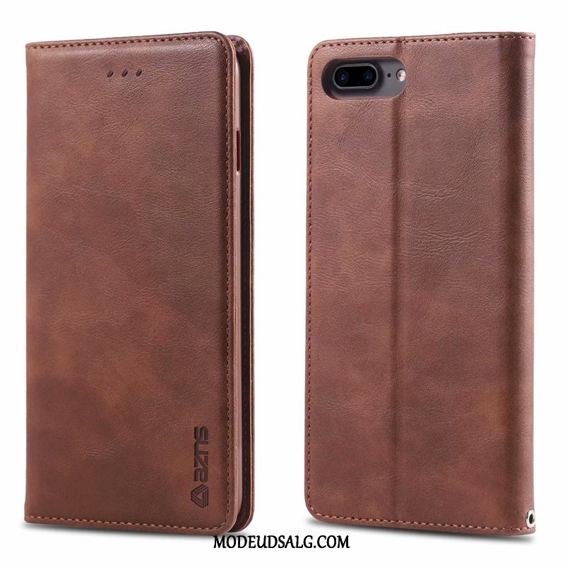 iPhone 8 Plus Etui / Cover Beskyttelse Blød Silikone Anti-fald Rød