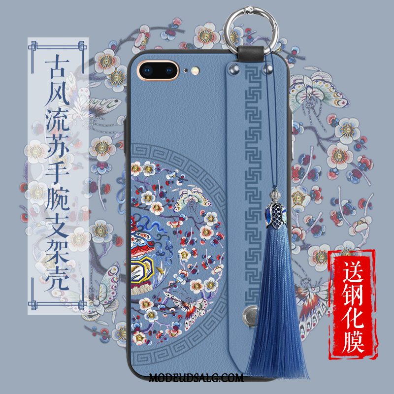 iPhone 8 Plus Etui Support Ny Kunst Relief Anti-fald